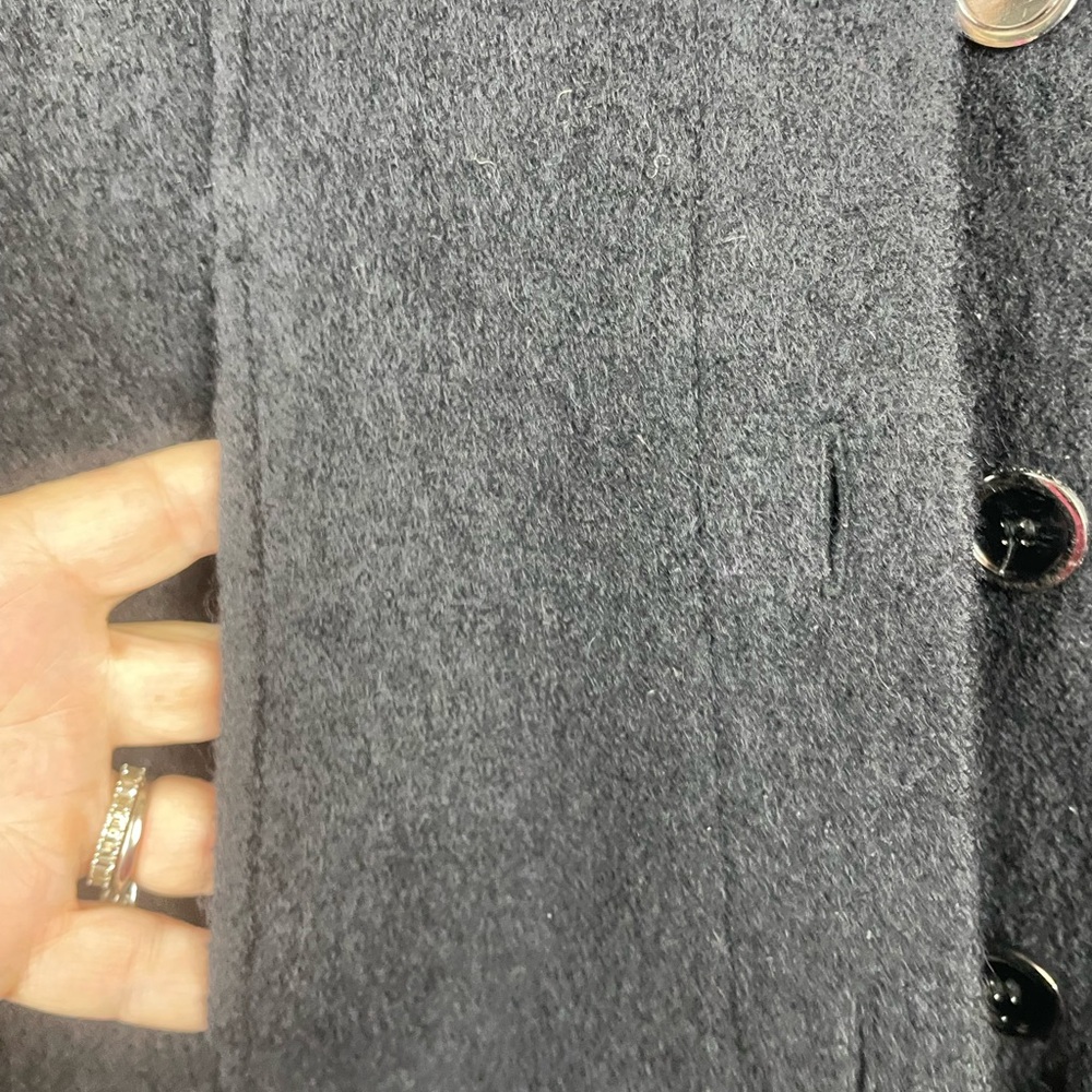 Willi Smith 100% Wool Button Up Jacket Collar & C… - image 7